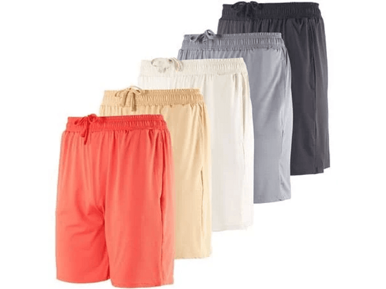 {5PK} Men's Dry-Fit 7"  Workout Shorts - Image 1