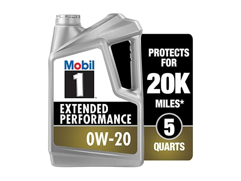 Mobil 1 Full Synthetic Motor Oil 0W-20, 5 Qt - Image 1