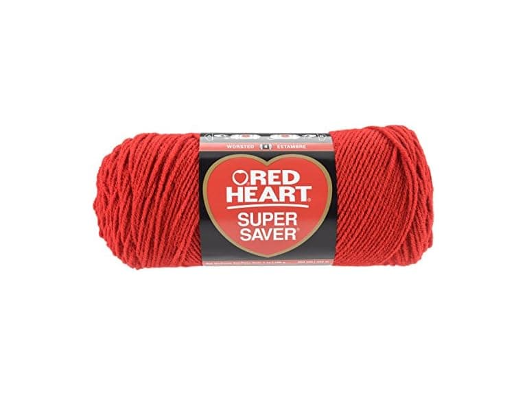 Red Heart Super Saver Yarn-Cherry Red - Image 1
