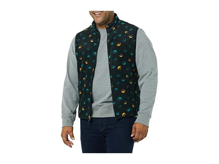 Amazon Essentials Men Disney Marvel Star Wars Polar Fleece Vest - Image 1