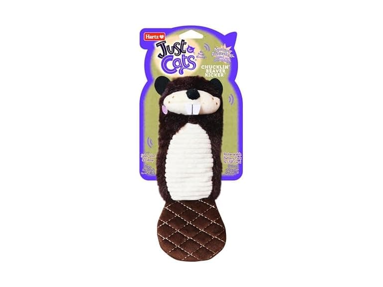 Hartz NEW Just for Cats The Chucklin' Beaver  - Image 1