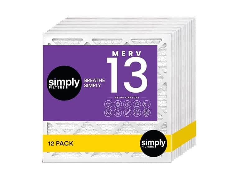 Simply Air Filter, Merv 13, MPR 1500, 12 Pack - Image 1
