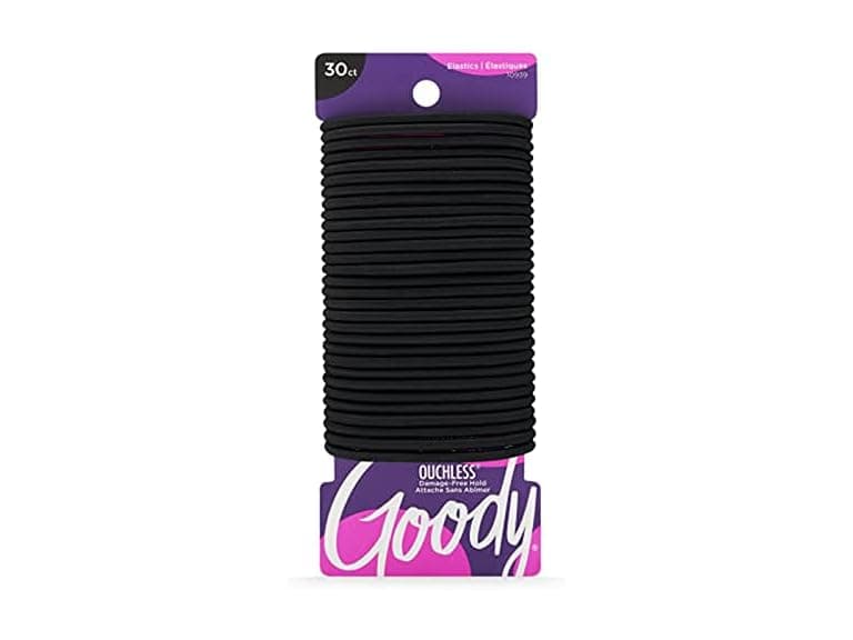 Goody Ouchless Hair Elastics Black 30ct - Image 1