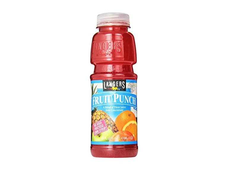 Langers Fruit Punch Juice, 16-Oz - Image 1