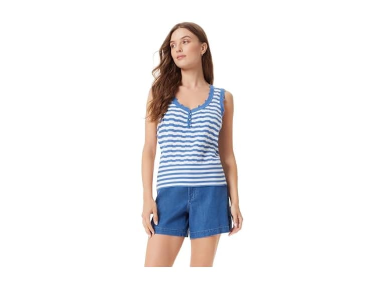 Sam Edelman Mariyah Scallop Tank Top - Image 1