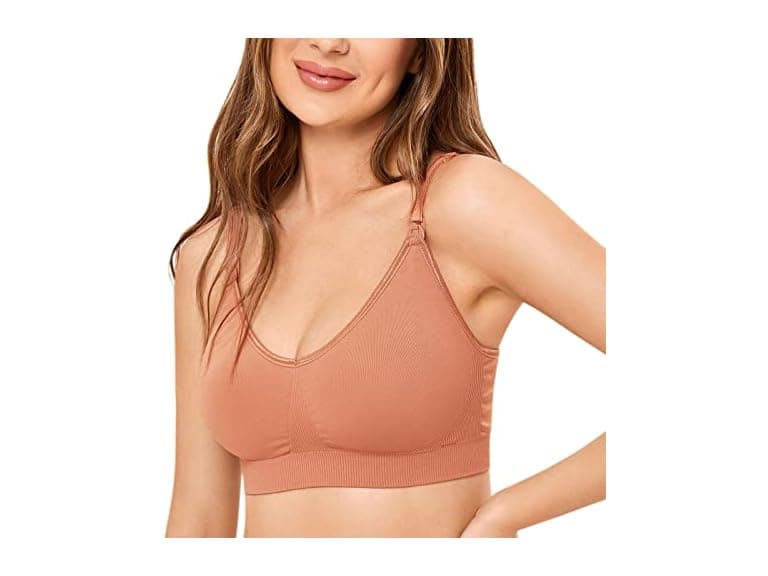 Gratlin Women (M) Seamless Maternity Nursing Bras - Image 1