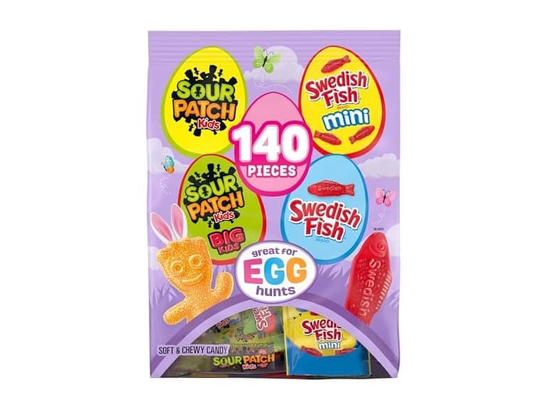 Sour Patch Kids Swedish Fish Mini 140PC 37.92 OZ - Image 1
