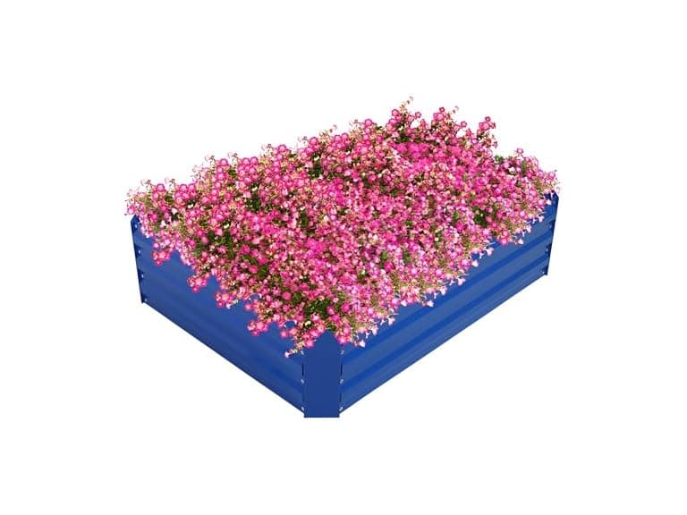 Sunnydaze Galvanized Raised Garden Bed - Image 1
