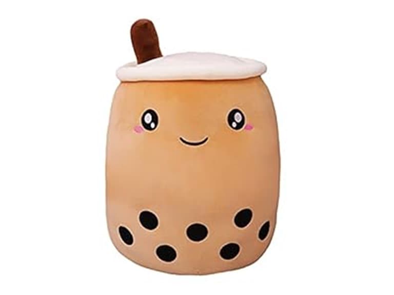 Kede 19.6'' Cartoon Bubble Tea Plush Pillow 19.6" - Image 1