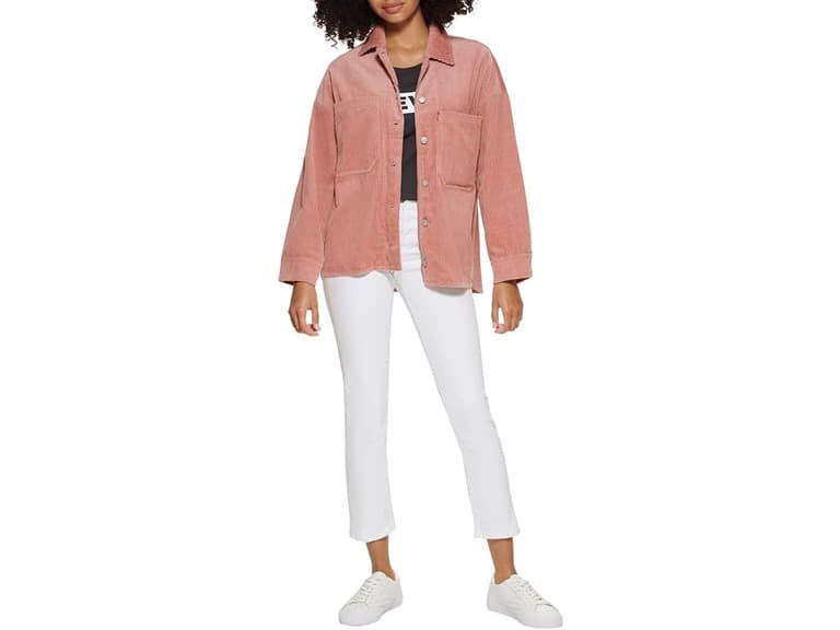 Levi's Women (XS) Cotton Corduroy Shirt Jacket - Image 1