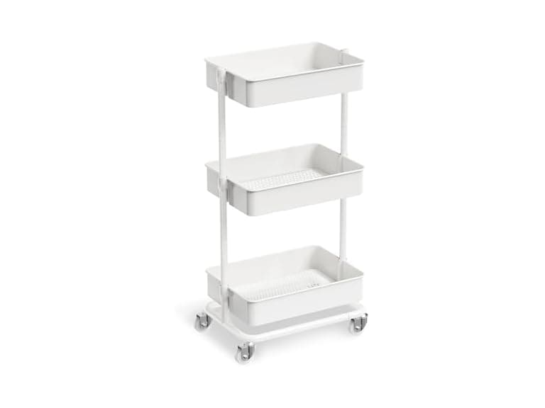 3 Tier Rolling Cart with Wheels - Image 1