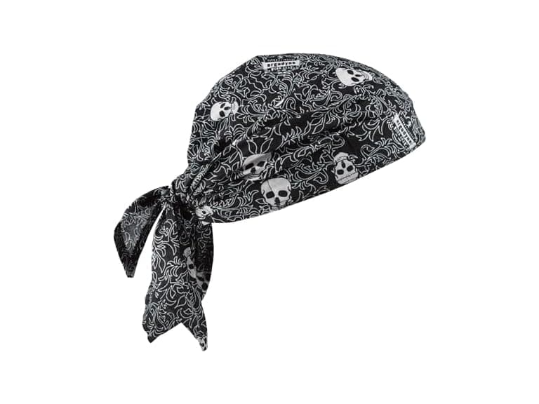 Ergodyne Chill-Its Cooling Dew Rag Skulls - Image 1