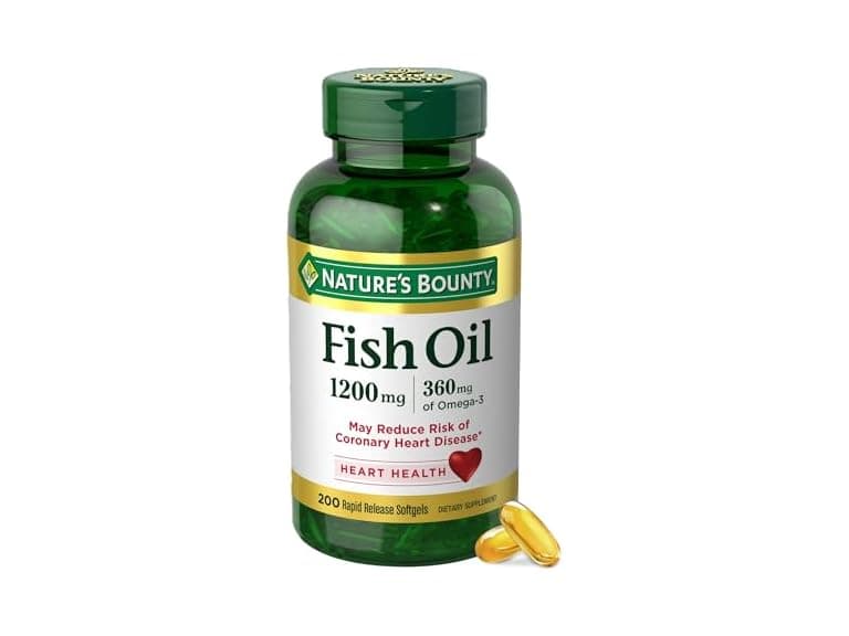 Nature's Bounty Fish Oil Omega 3 200 - Image 1
