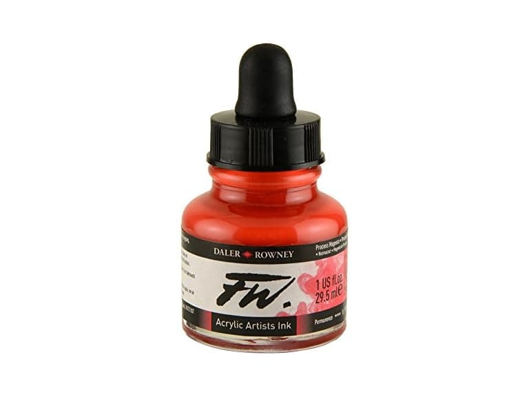 Daler-Rowney FW Acrylic Ink Process Magenta - Image 1