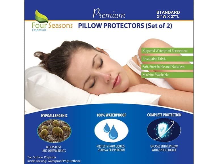 Waterproof Pillow Covers (Set of 2) - Image 1