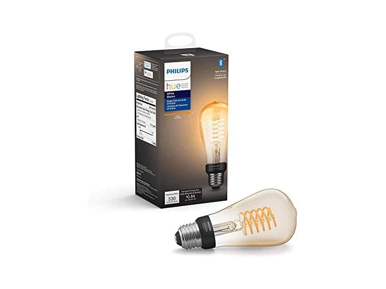 Philips Hue White Dimmable Filament ST19 LED Smart Vintage Edison Bulb - Image 1