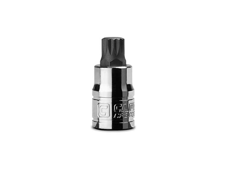 Capri Tools 10 mm M10 Stubby XZN Triple Square Bit Socket - Image 1