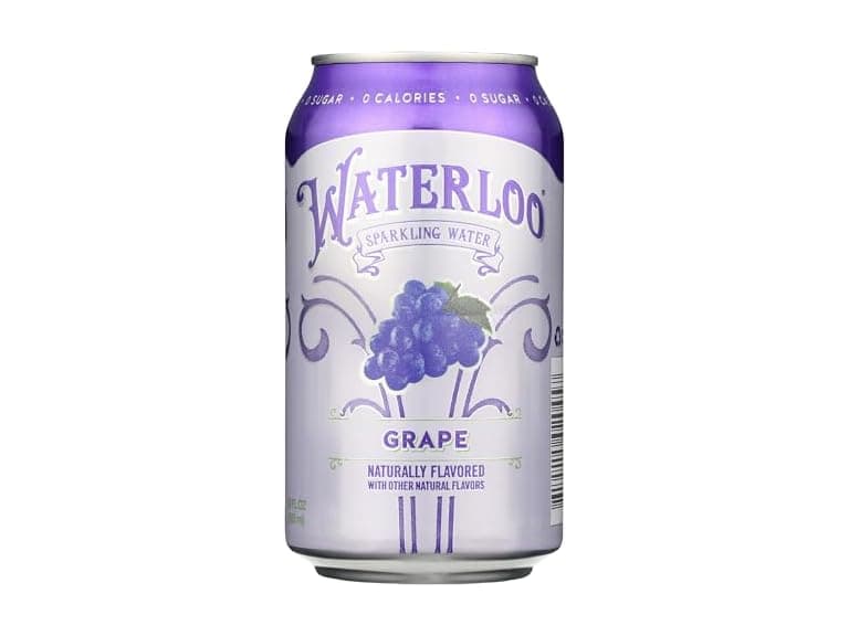 1CT Waterloo Sparkling Grape Sparkling, 12 oz. - Image 1