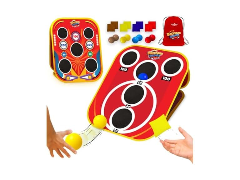 Swooc Games® - Backyard Arcade™ | 2-in-1 Bean Bag Toss Game - Image 1