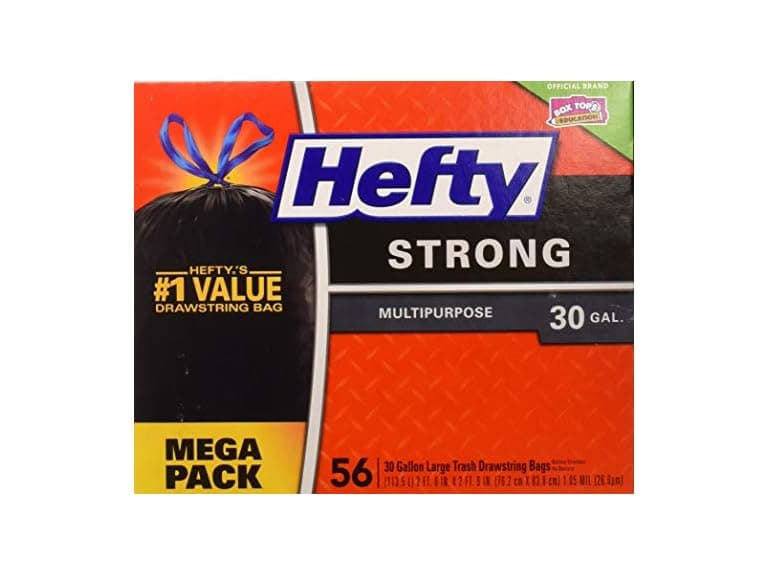 Hefty Strong Large 30 Gallon Trash Bags M - Image 1