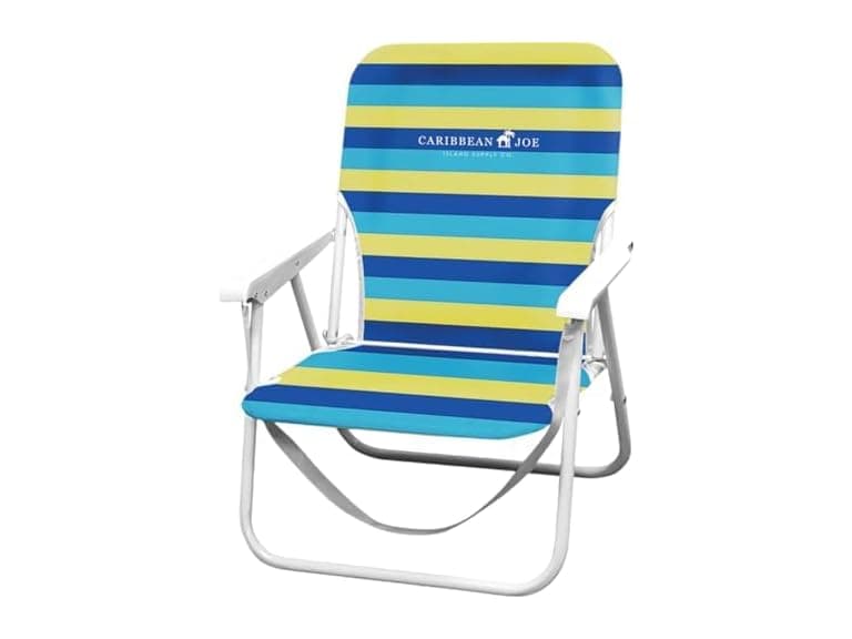 CARIBBEAN JOE Folding Beach Chair - Image 1