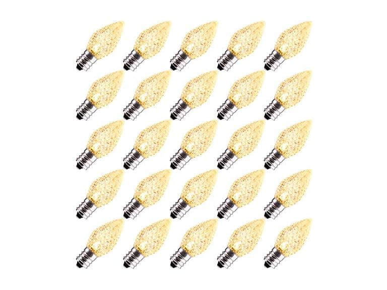Brightown 25 Pack C7 Led Replacement Christmas Light Bulb - Image 1