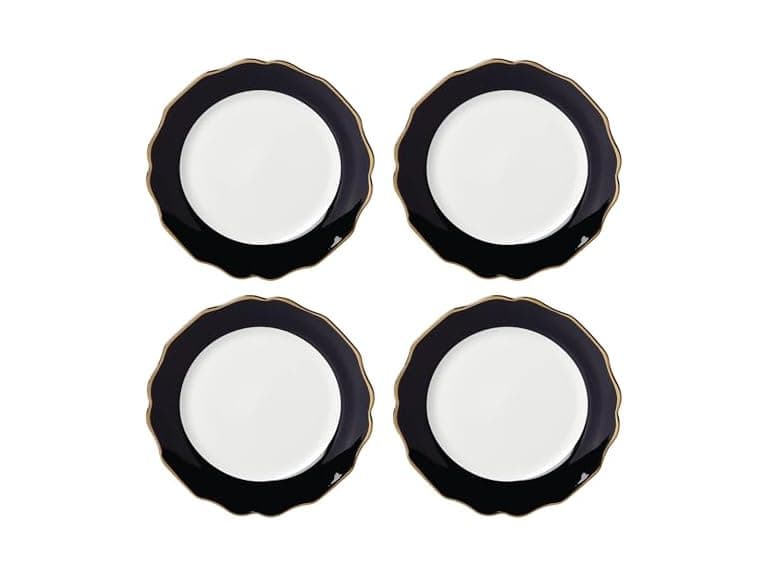 Lenox  Contempo Luxe Black Dinner Plates, Set of 4 - Image 1