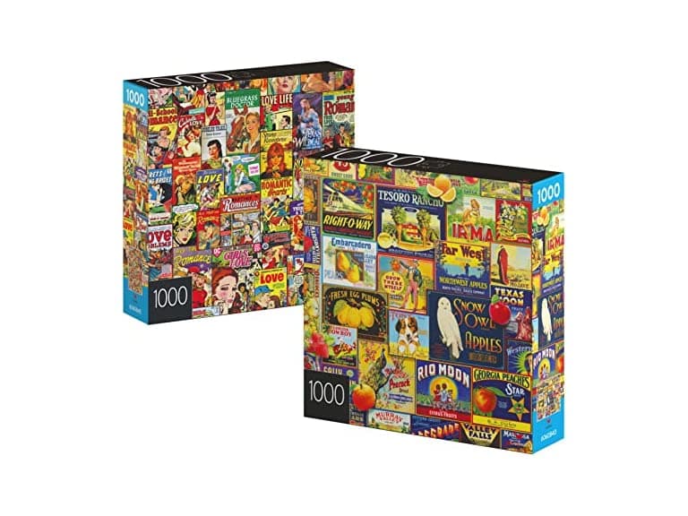 Spin Master Games 2-Pack of 1000-Piece Jigsaw Puzzles - Image 1