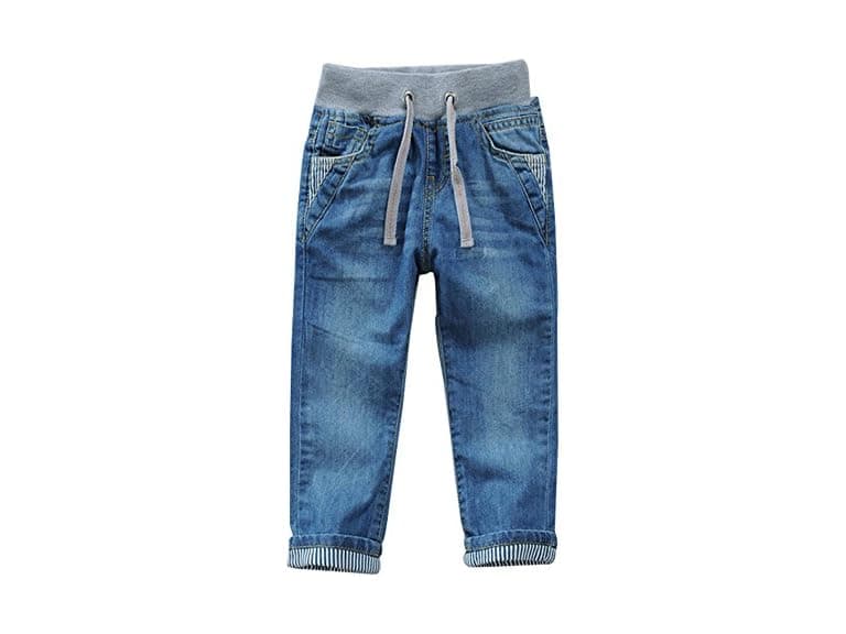 JiaYou Boys (3T) Toddler Kid Boy Elastic Mid Jeans - Image 1