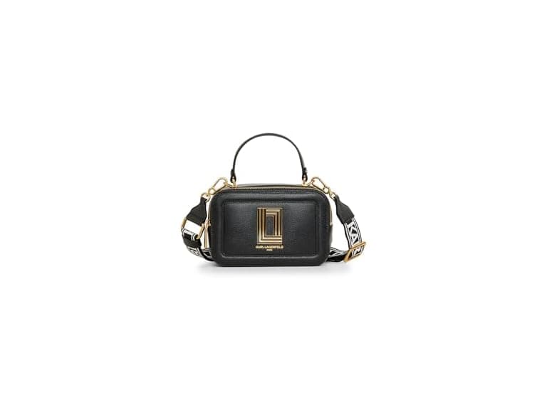 Karl Lagerfeld Paris SimoneCrossbody, Black (Open Box) - Image 1