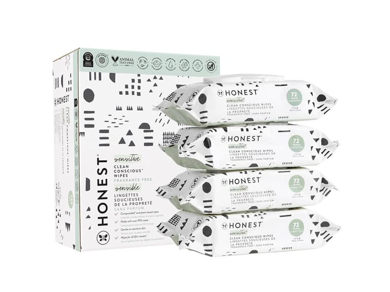 Honest Unscented Wipes 288ct - Image 1