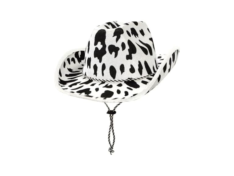 Beistle Cow Print Cowboy Hat - Image 1