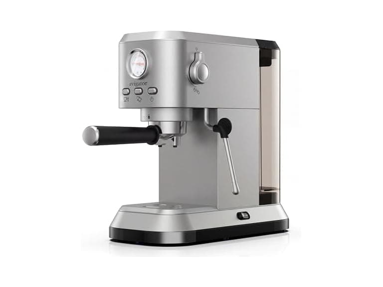 avigator Espresso Coffee Machine with Milk Frother - Image 1