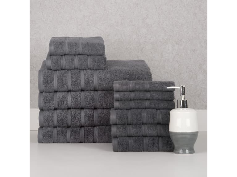 12-Piece Zero Twist Cotton Towel Set - Image 1