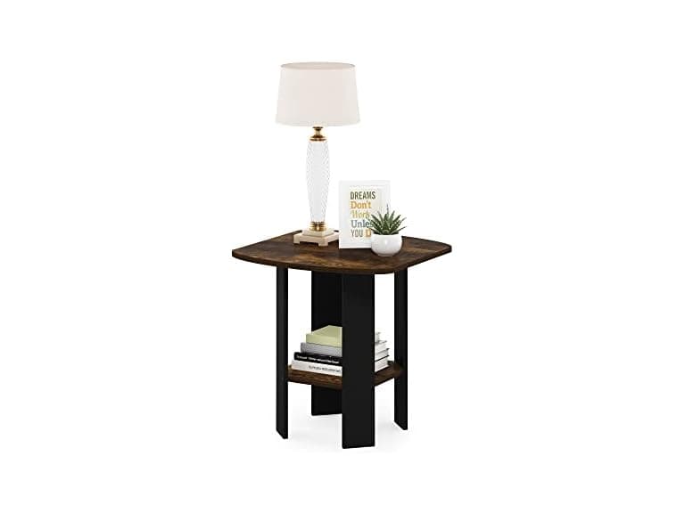 Furinno SIMPLE DESIGN Side Table, 2-Tier - Image 1