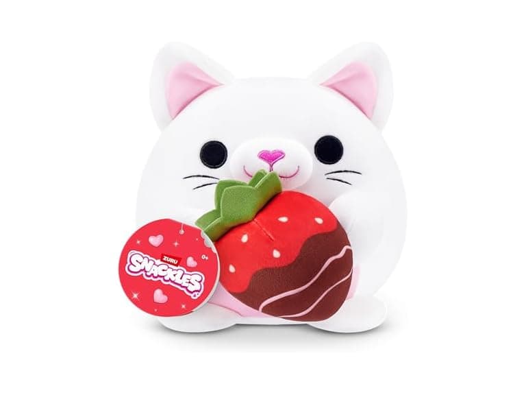 Snackles Valentine’s Edition 8-Inch Plush Toy - Image 1