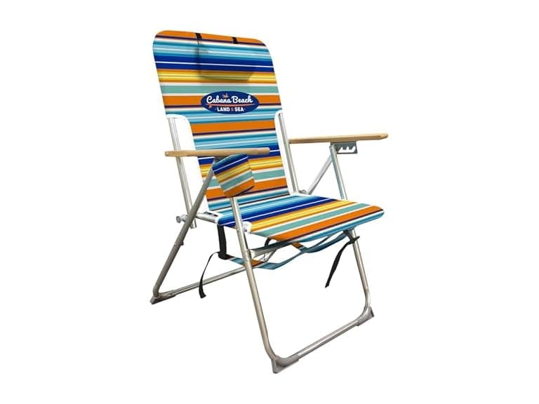 Cabana Beach Folding Beach Chair - Image 1
