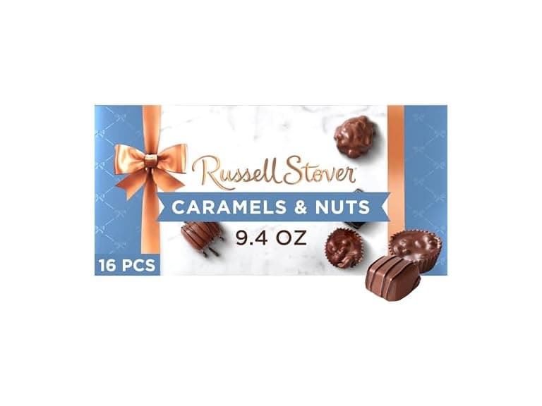 Russell Stover Caramel Nuts Choc Box 9.4 - Image 1