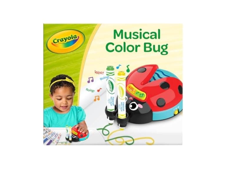 Crayola Musical Color Bug, Toddler Sensory Toy - Image 1