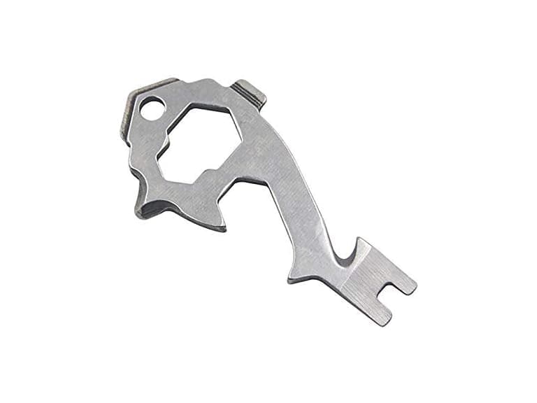 Stainless Steel Multi Key Ring Screwdriver Outdoor Tool - Image 1