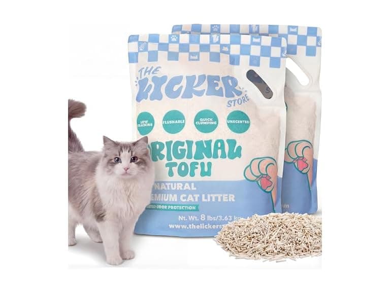 The LICKER Store Ultra Absorbent Tofu Cat Litter - Image 1