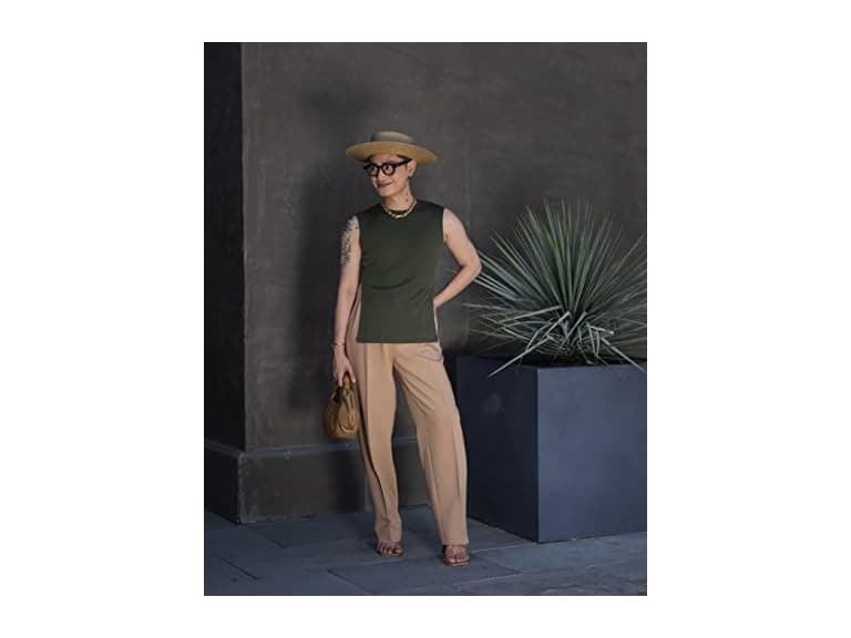 The Drop All Gender Sleeveless Back Cut Out Top (8) - Image 1