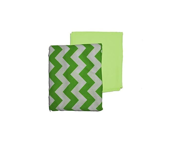 Baby Doll Bedding Chevron Round Crib
