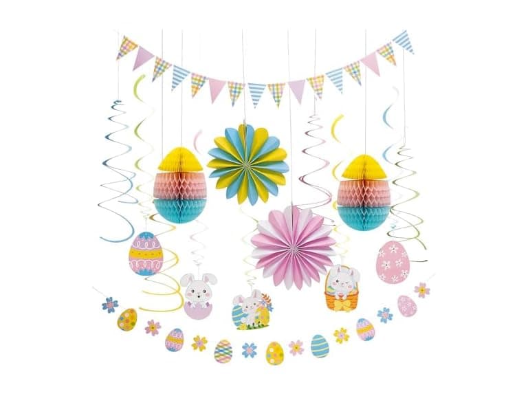 Easter Decorating Kit, 17-Piece Set - Image 1