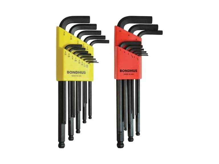 Bondus 20199 Set 22 Ball End L-Wrench IN/MM 2 Pack - Image 1