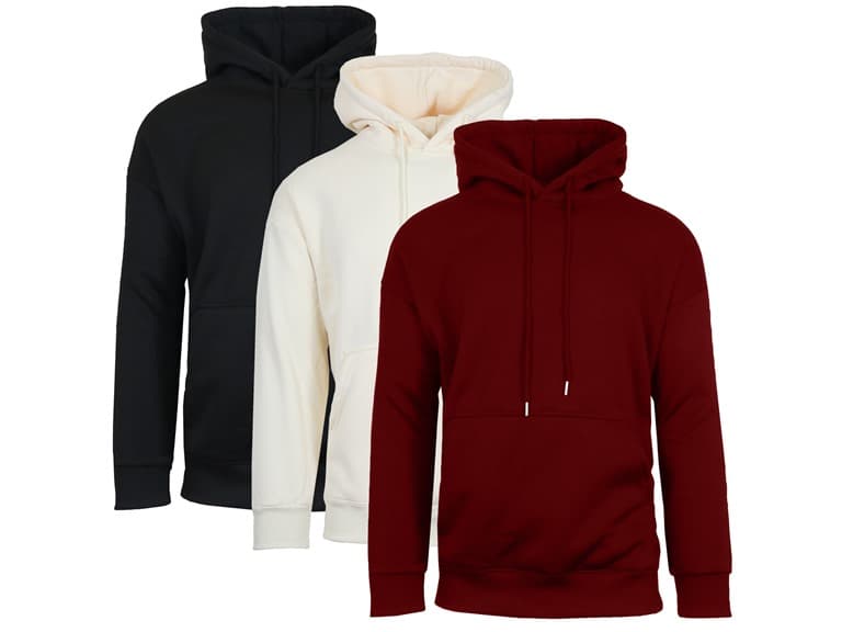 3-Pack Men's Sherpa-Lined Hoodie (S-2XL) - Image 1