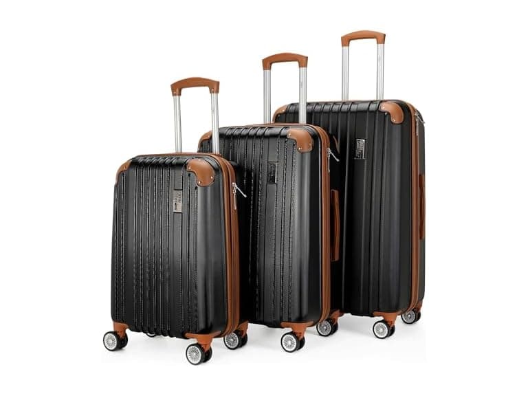 Collins 3Pc Retro Spinner Luggage Set - Image 1