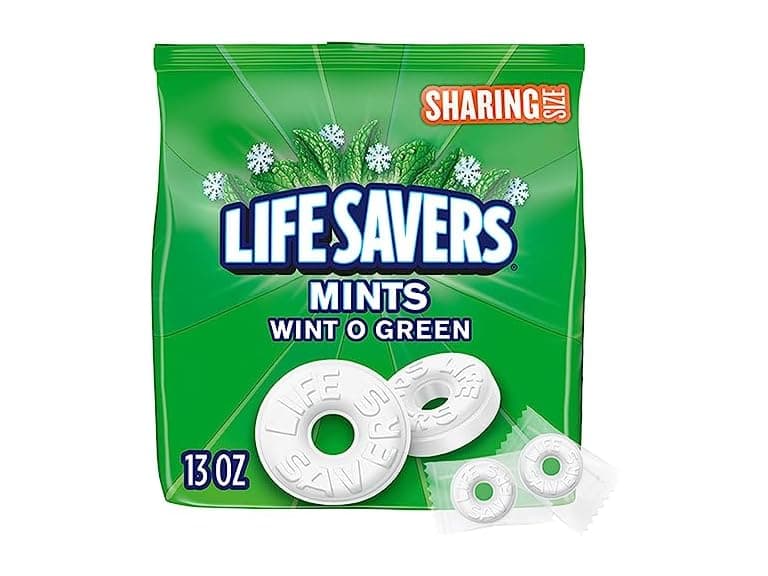 LIFE SAVERS Wint-O-Green Flavor Breath Mints - Image 1