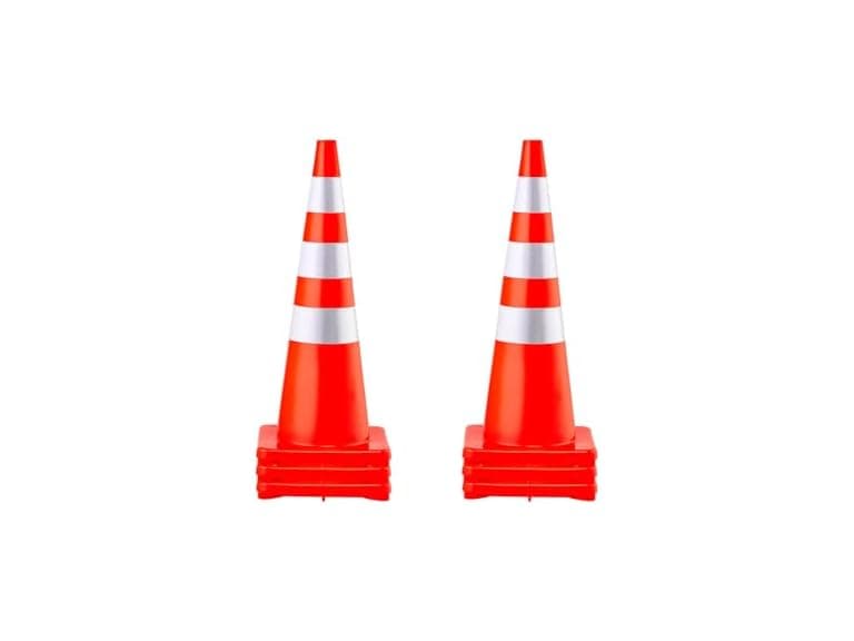 VEVOR Safety Cones, 6 x 36 - Image 1