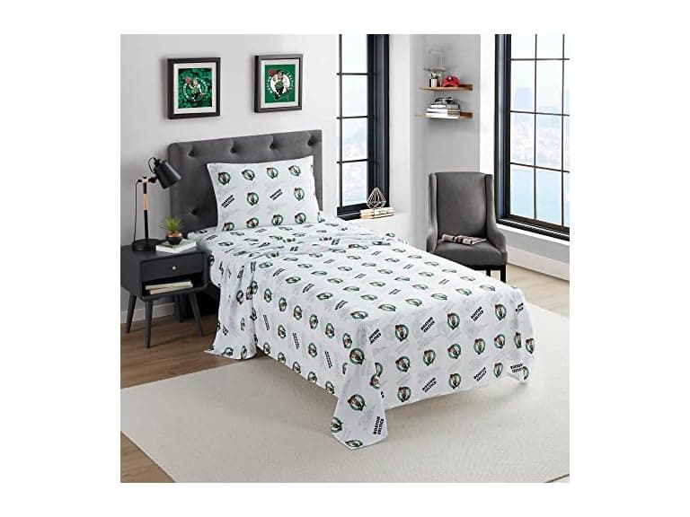 Boston Celtics NBA Licensed Twin Sheet Set - Image 1
